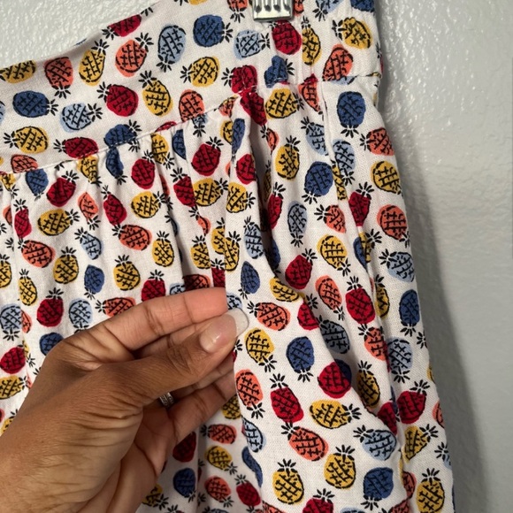 Loft Outlet Linen Pineapple Skirt Size M - Picture 6 of 9